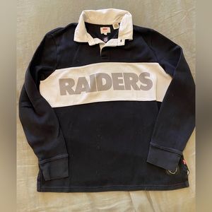 RAIDERS - Levi’s Knit Long Sleeve Polo Shirt